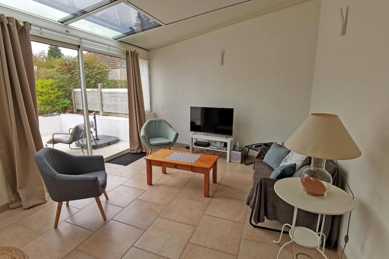 Charmante Maison De Ville A 6 Km De La Mer Lanmeur Esterno foto